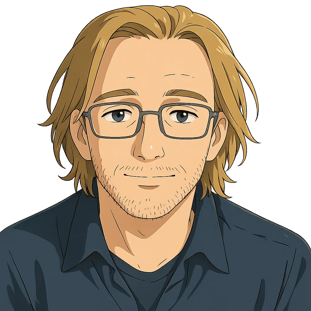 Illustrated portrait of Julien Pierret